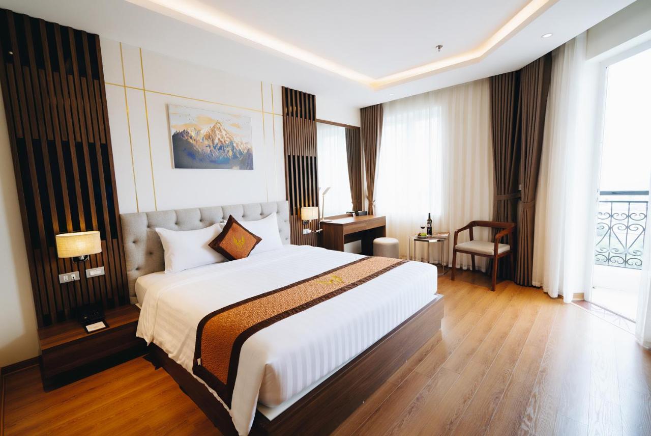 Manh Quan Luxury Hotel Vinh Yen Bagian luar foto