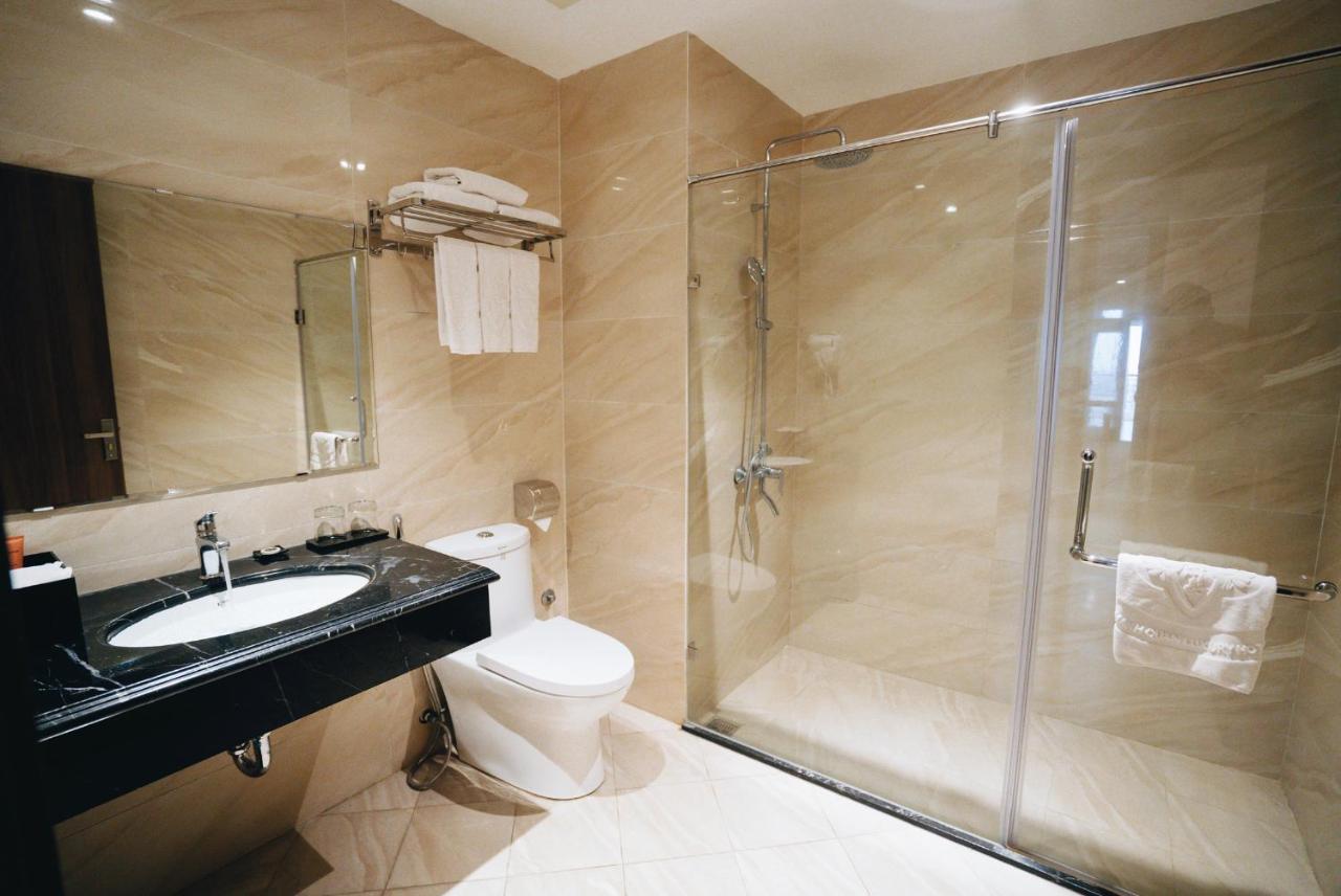 Manh Quan Luxury Hotel Vinh Yen Bagian luar foto