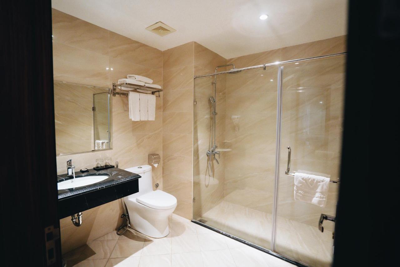Manh Quan Luxury Hotel Vinh Yen Bagian luar foto