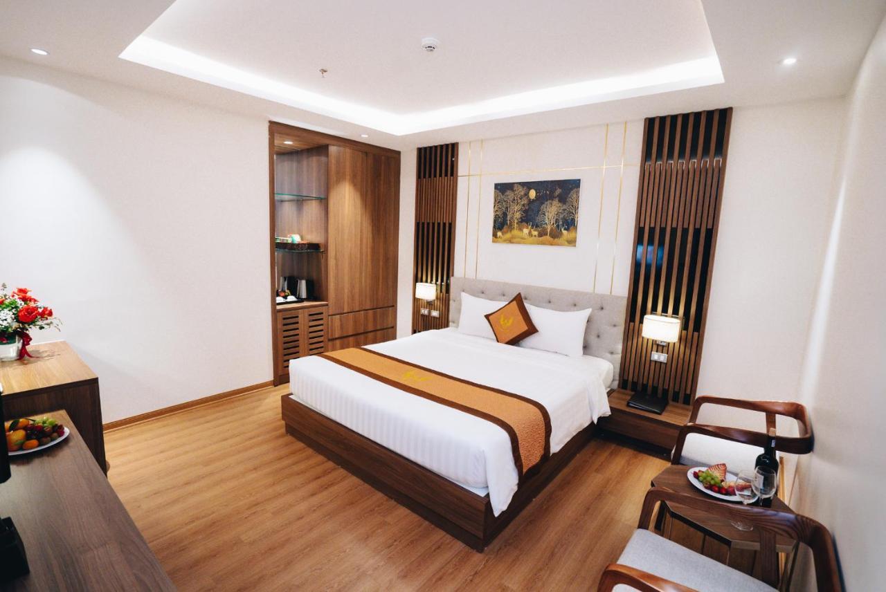 Manh Quan Luxury Hotel Vinh Yen Bagian luar foto