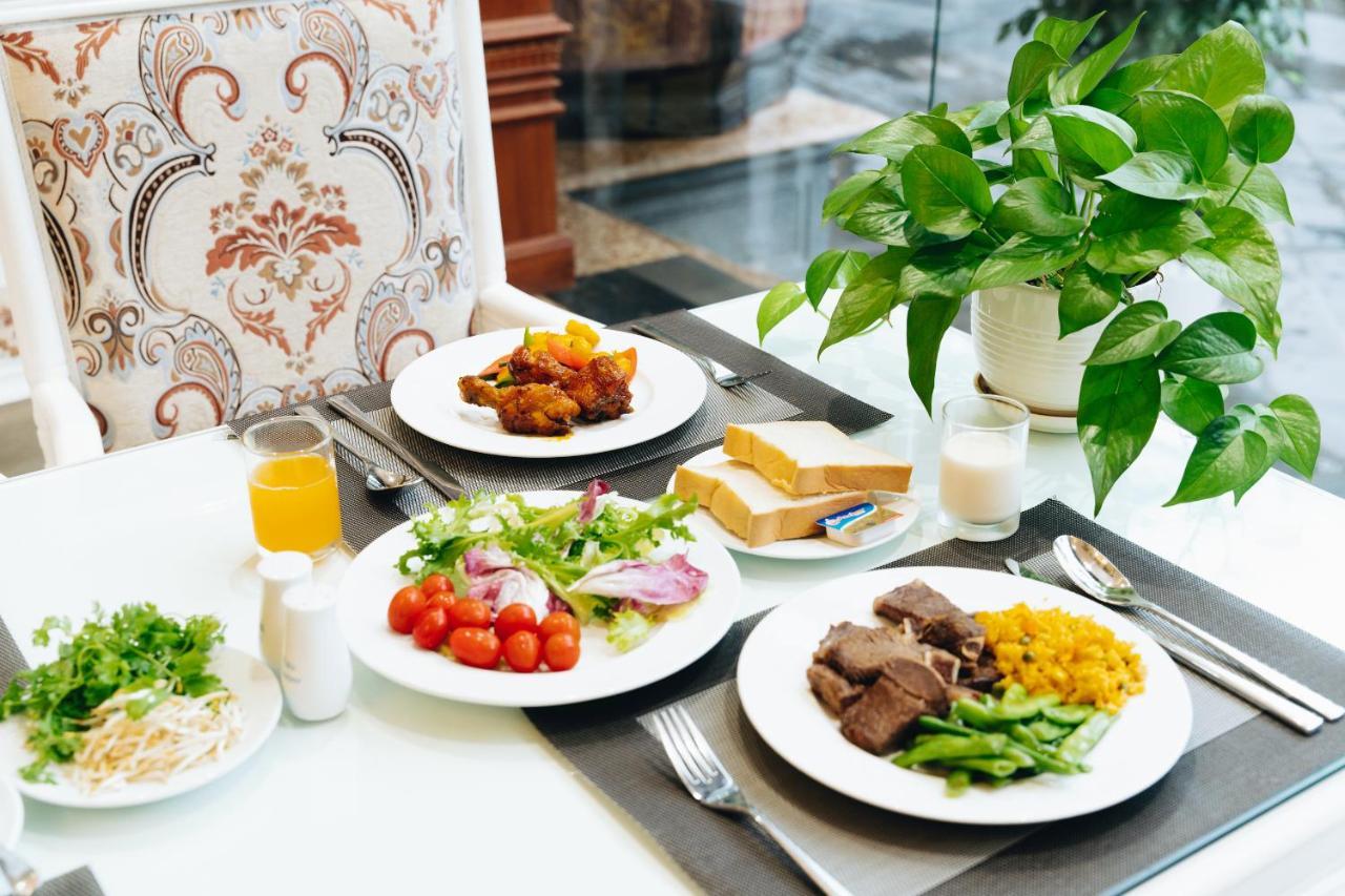 Manh Quan Luxury Hotel Vinh Yen Bagian luar foto